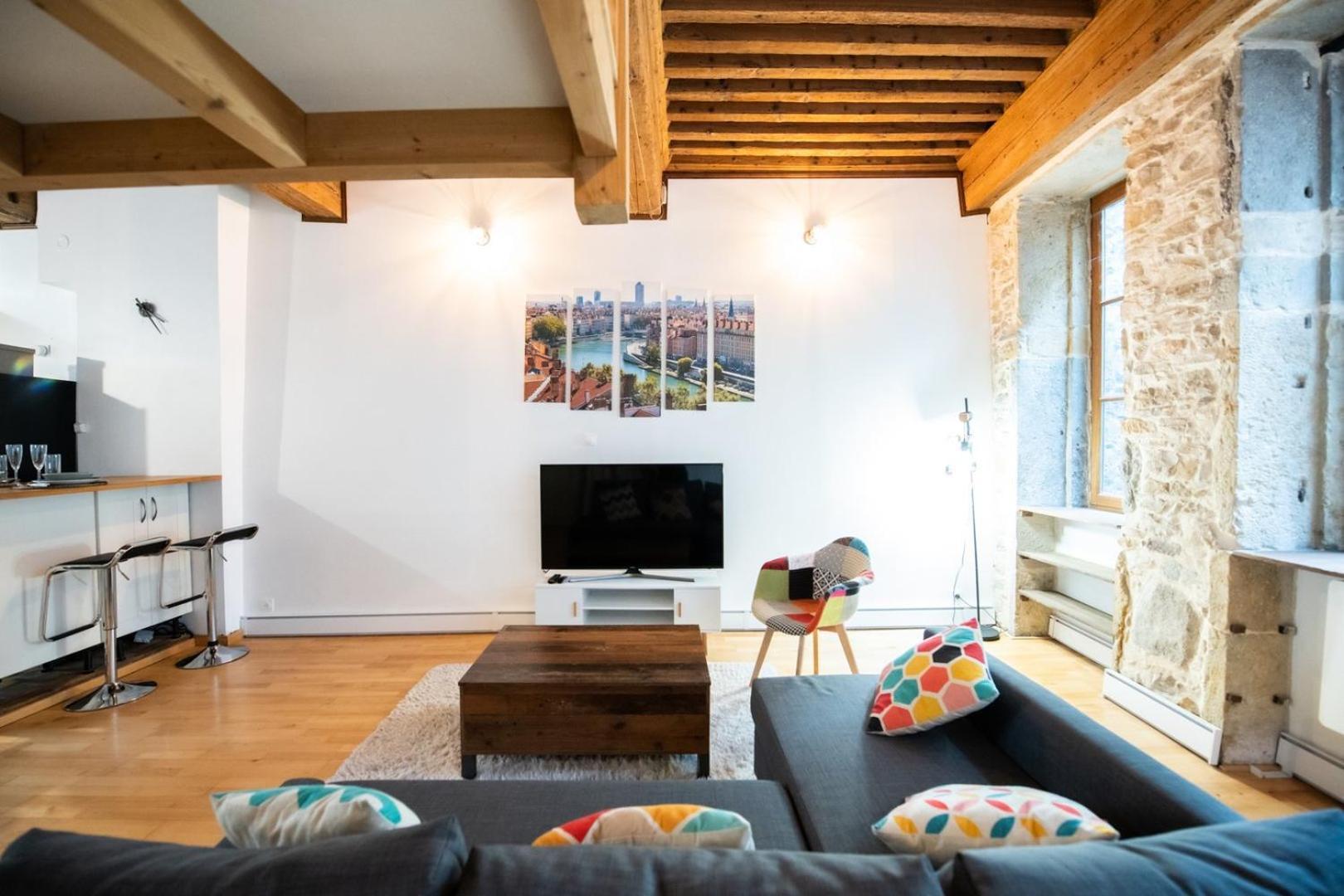 Soyeux - Superbe Canut Quai De Saone Lyon Ngoại thất bức ảnh