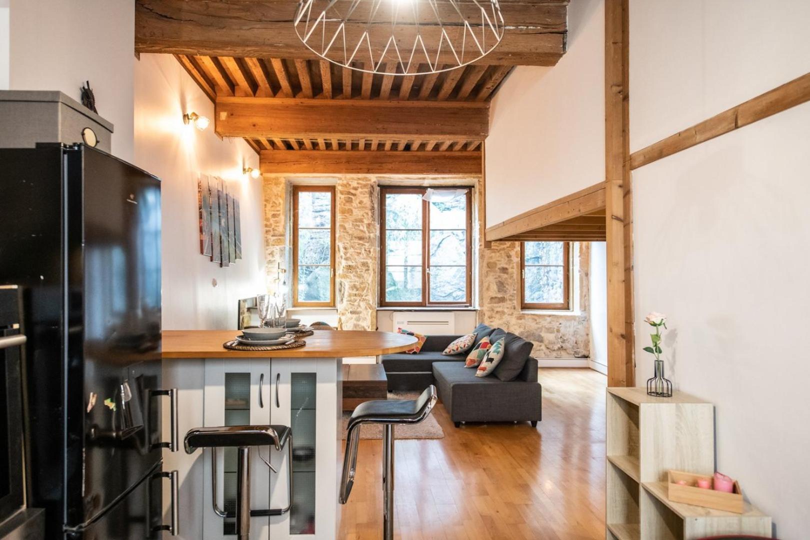 Soyeux - Superbe Canut Quai De Saone Lyon Ngoại thất bức ảnh